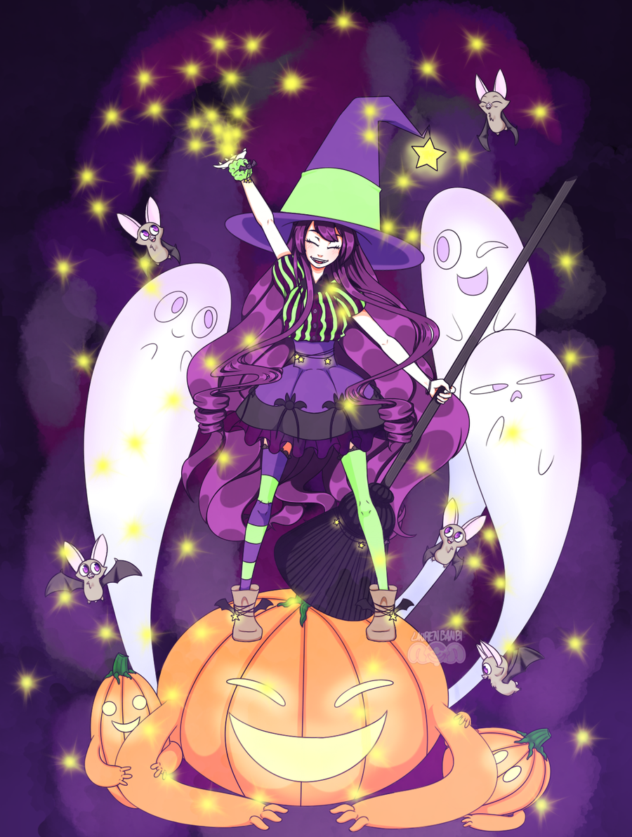 Witch Girl On Toyhouse