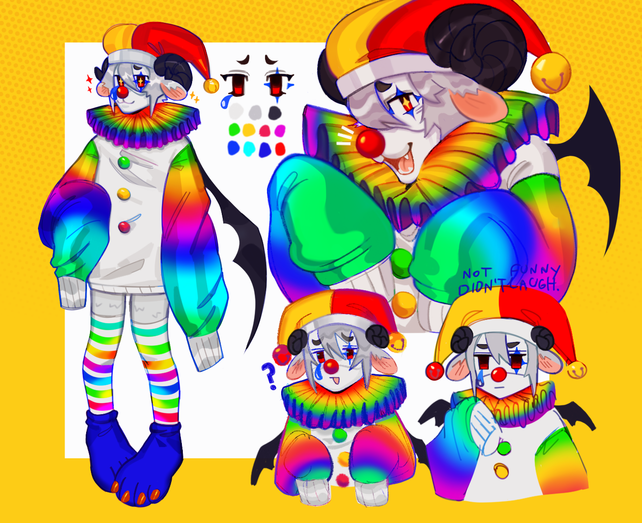 Clown boy. Арты OC клоун. Clown OC. Клоун атлас арт.