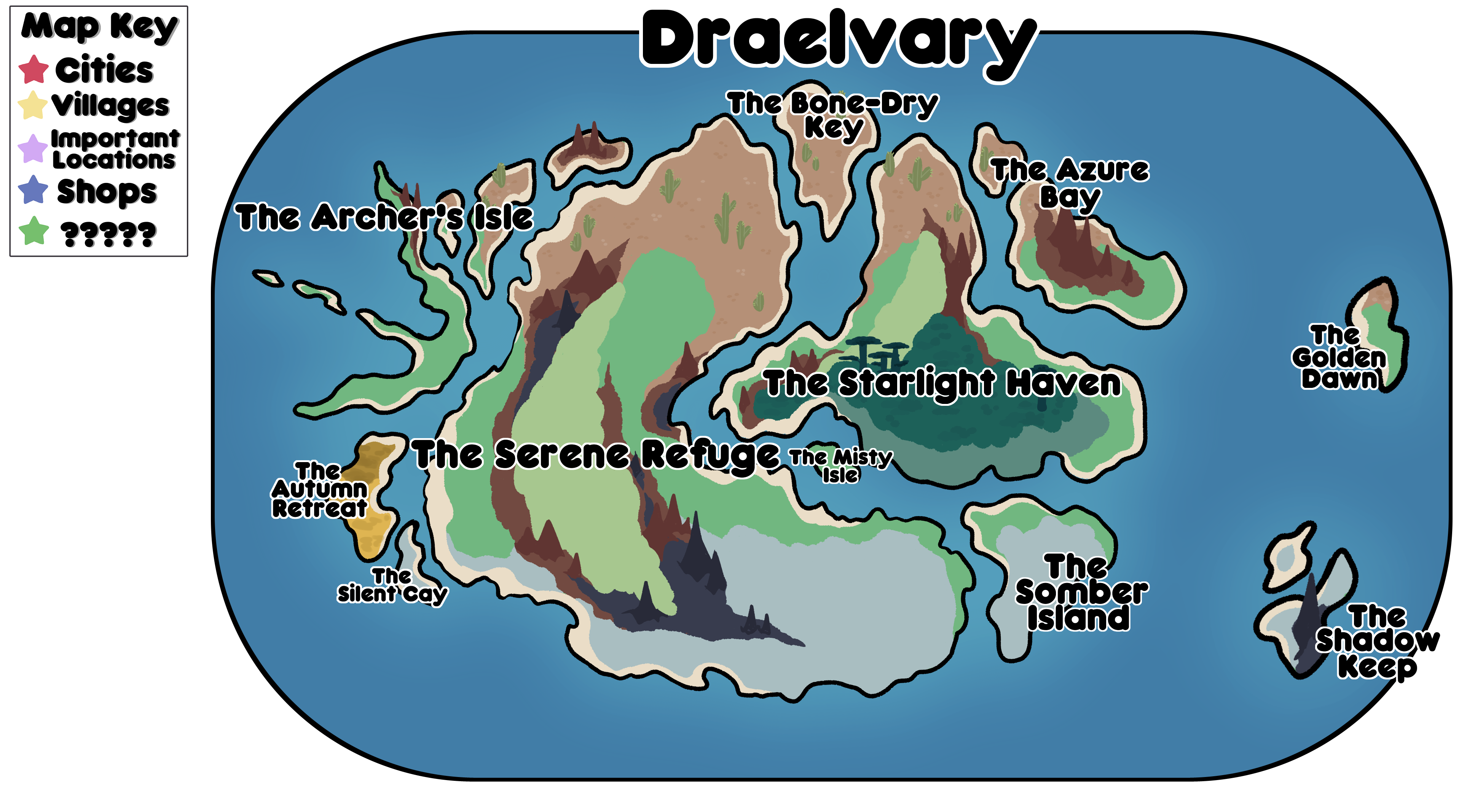 Draelvary Map