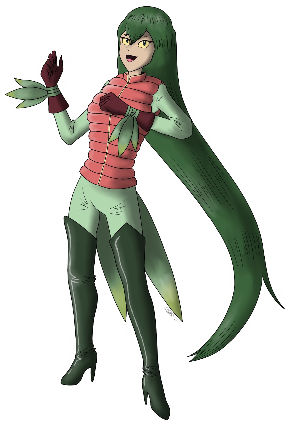 sceptile gijinka