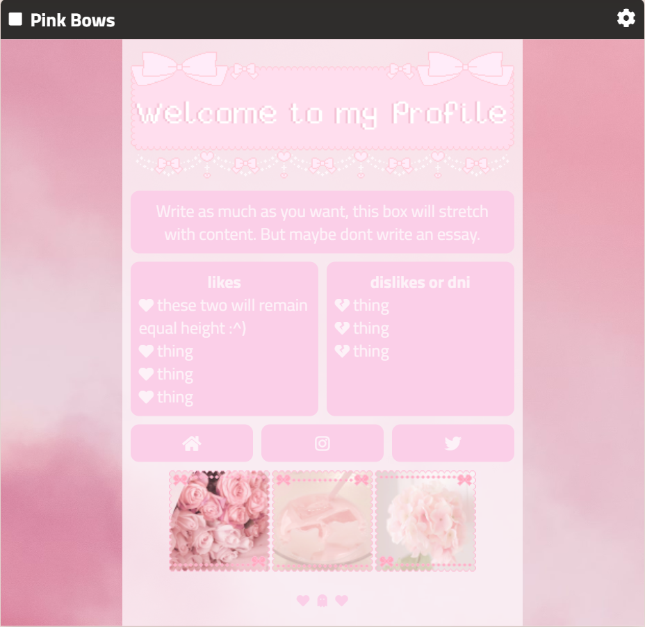 Cute pink things updated their profile - Cute pink things
