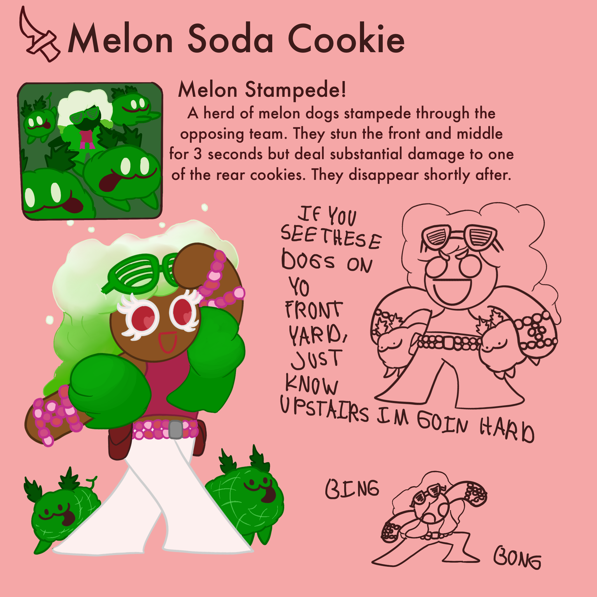 Melon Soda Cookie (CRK) on Toyhouse