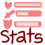 stats icon. icons with bars with varrying fullness