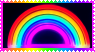 Aesthetic: blacklight rainbow