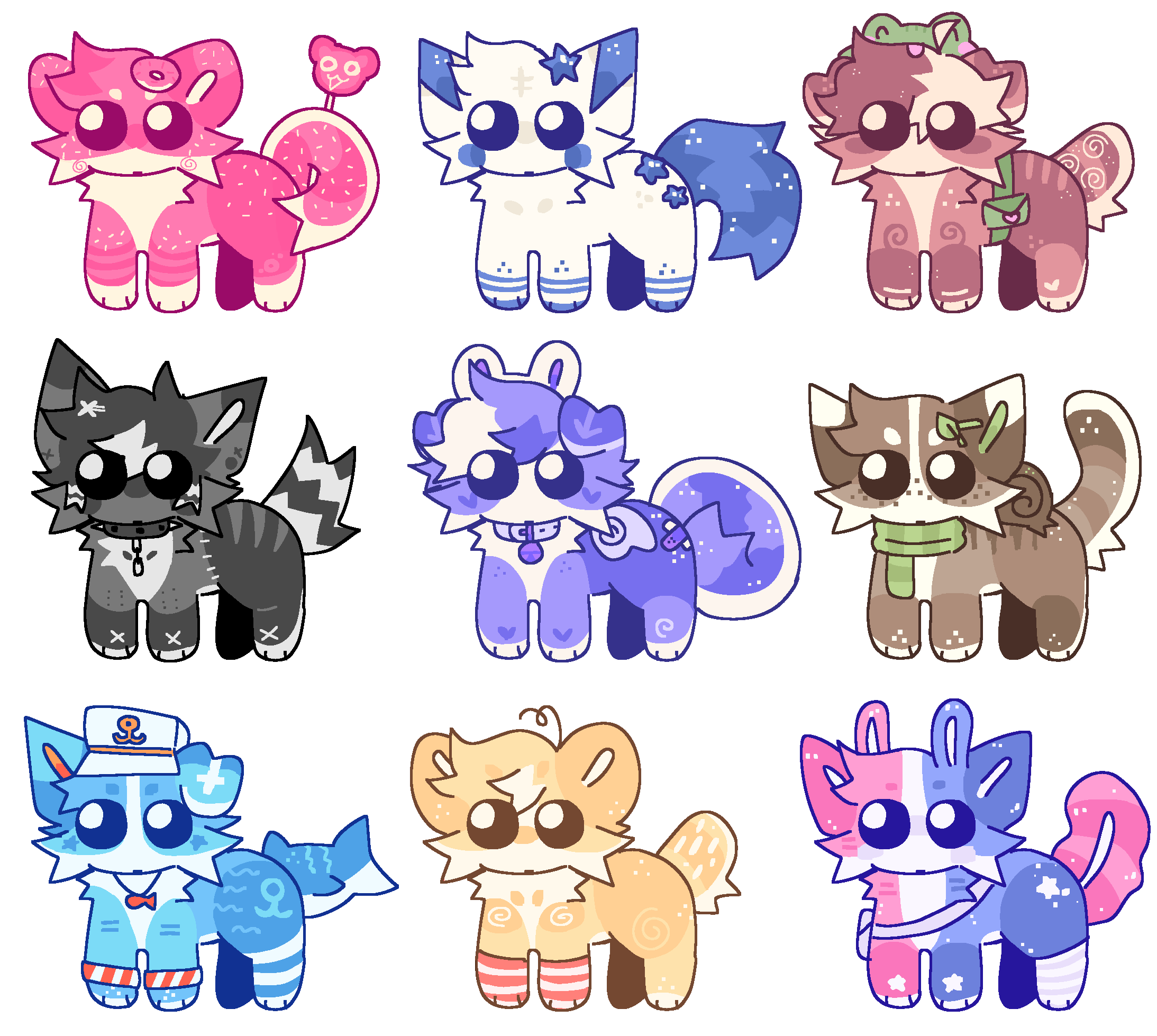 adopts [0/9 closed] on Toyhouse