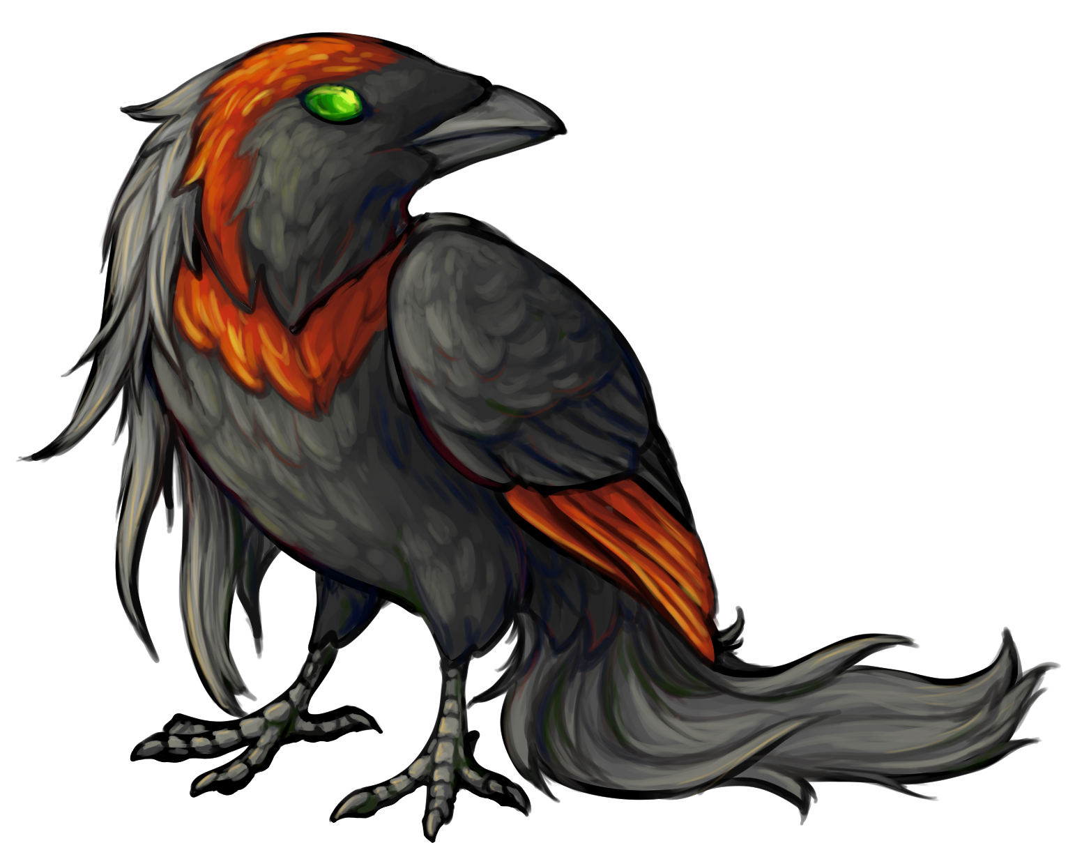 Velia, the first maned crow ever made