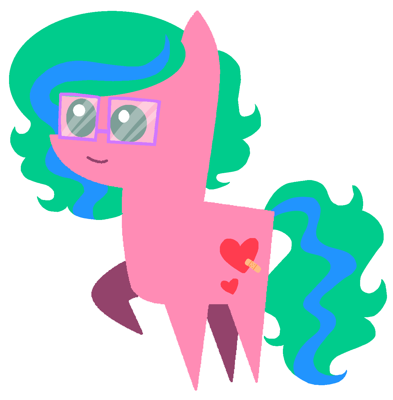 an edit of Softheart in the style of the paper cut outs from the MLP song BBBFF