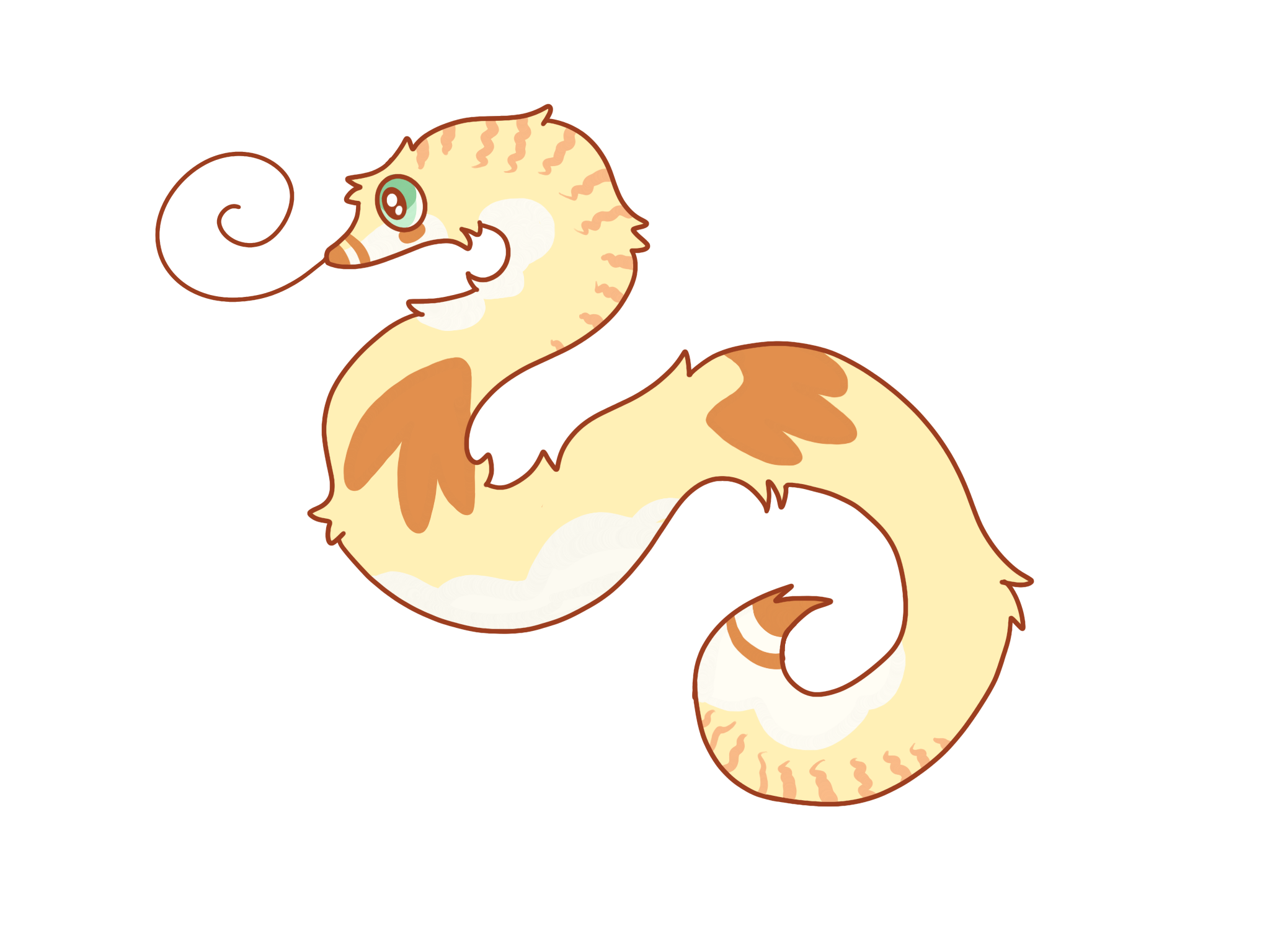 Worm on a string adopt on Toyhouse