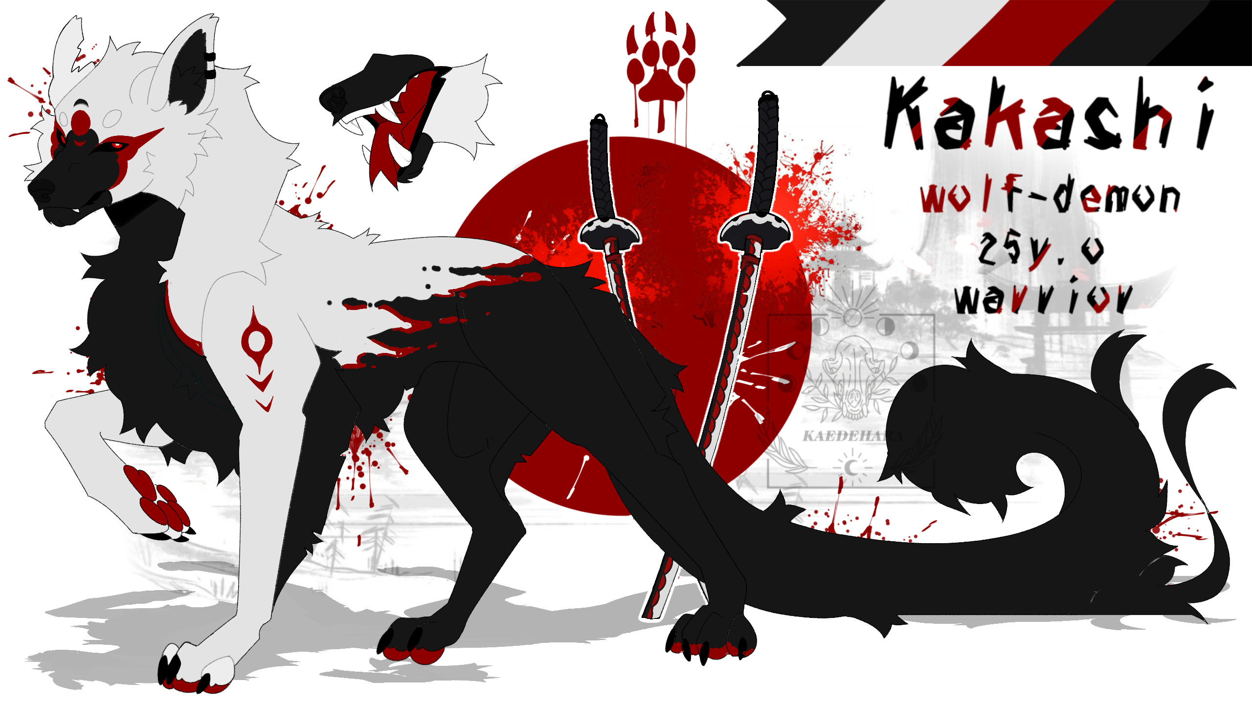 kakashi as a wolf