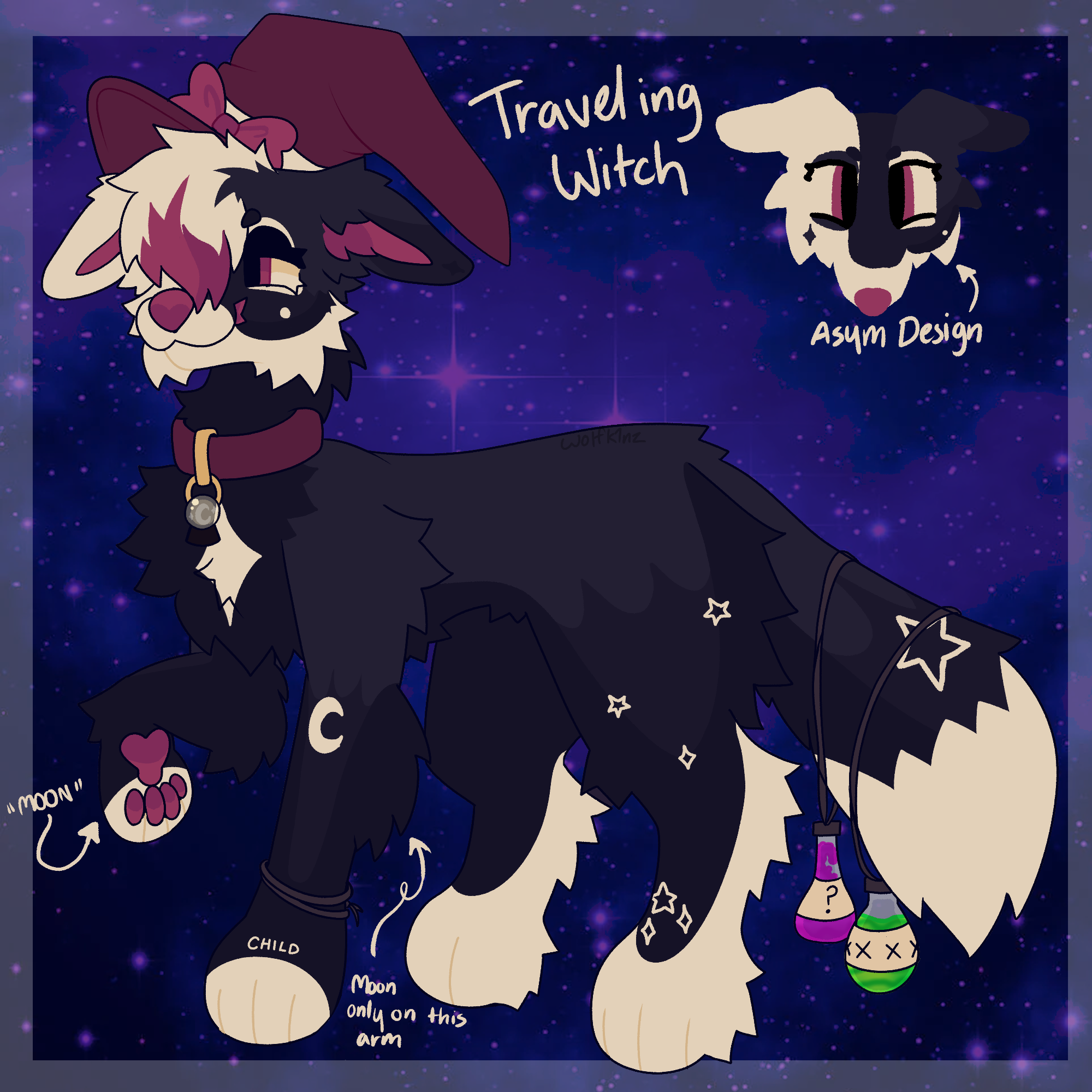 Traveling Witch Adopt on Toyhouse