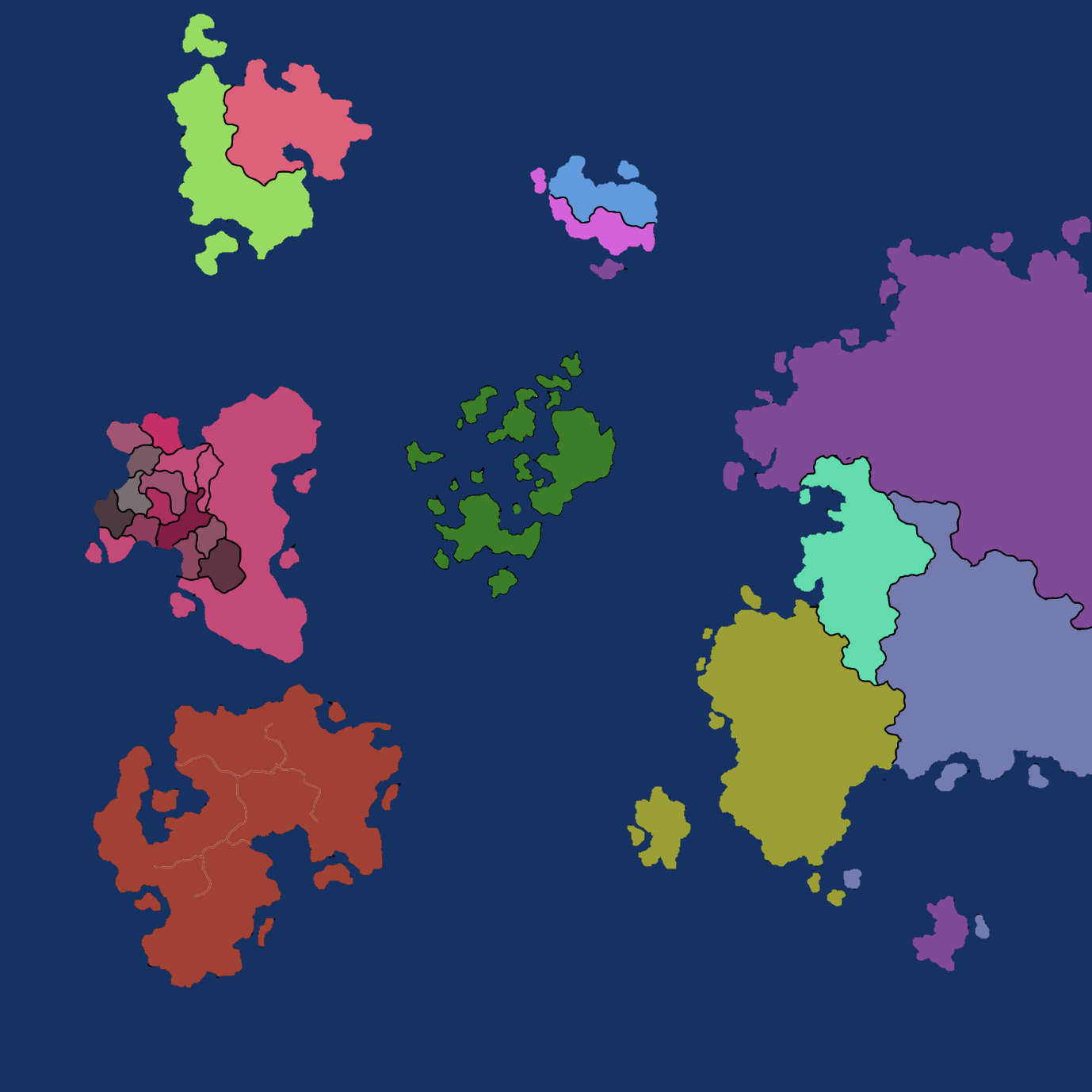 (Downfall) map of the world on Toyhouse