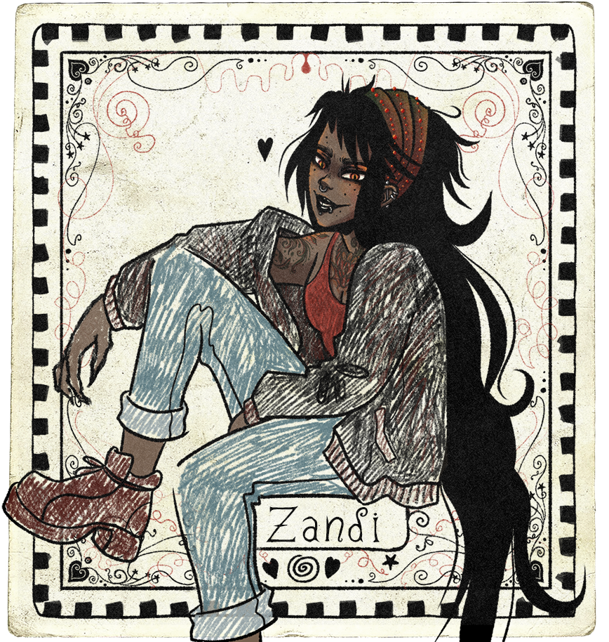Zandi's card