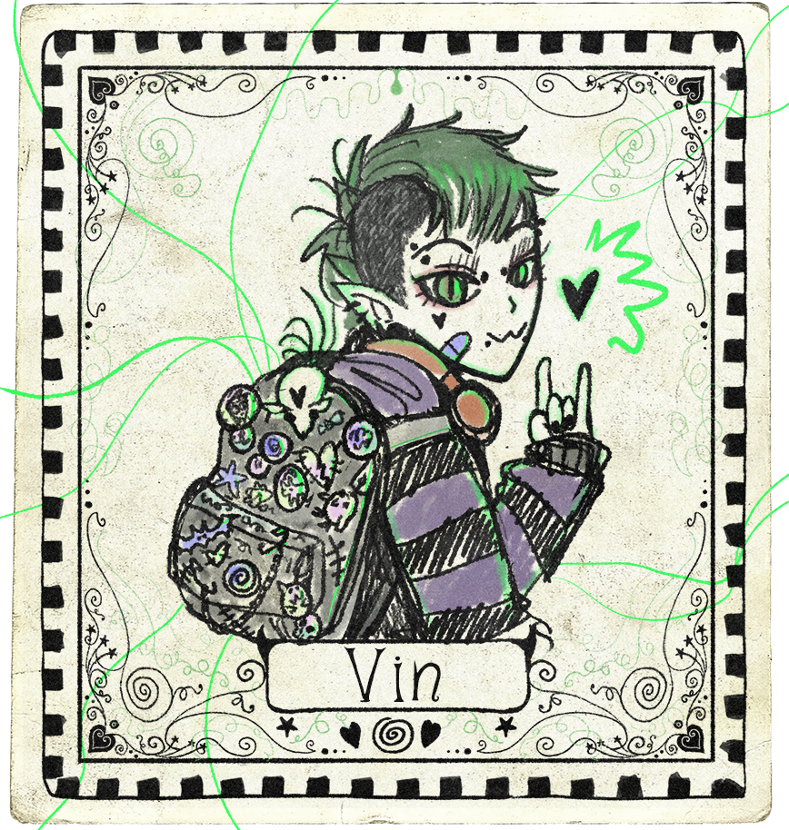 Vin's card