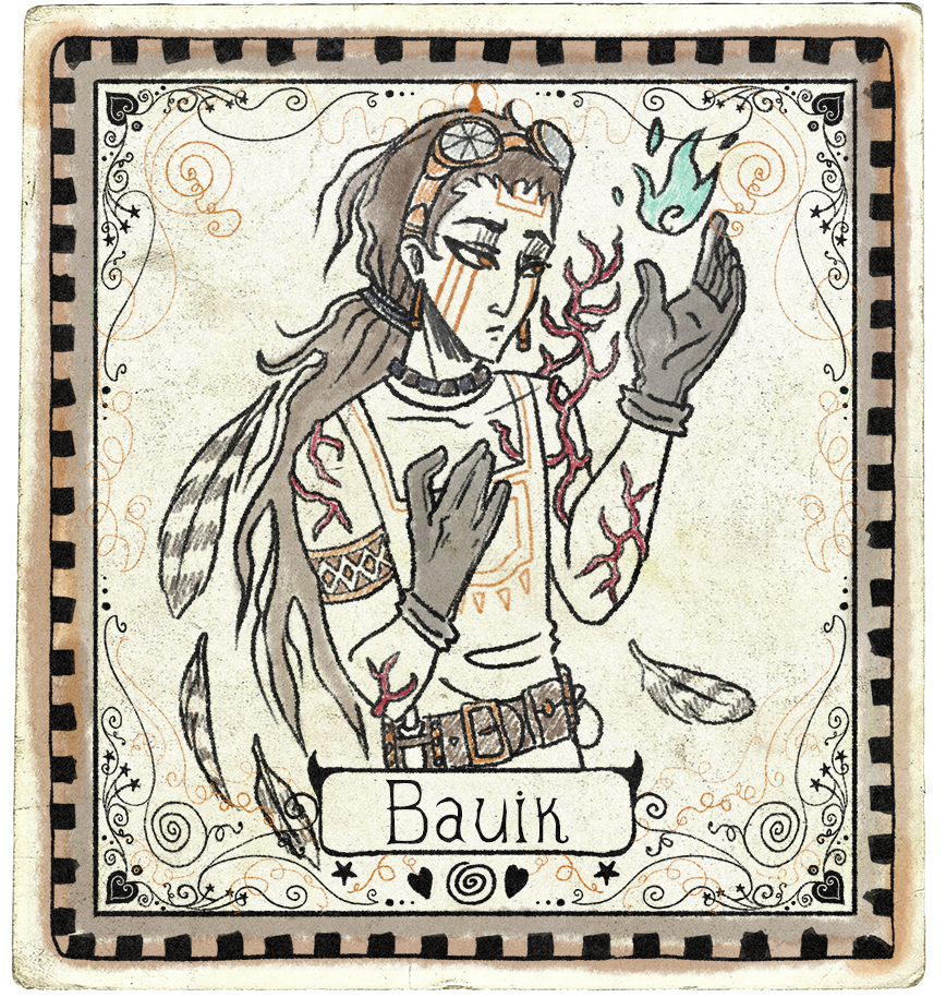 Bauik's card
