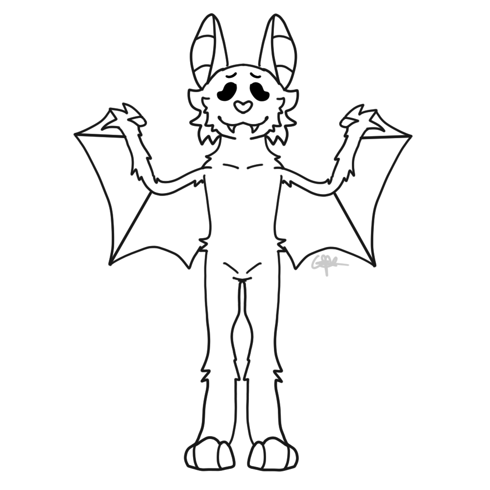 [F2U] Anthro Bat Base! on Toyhouse