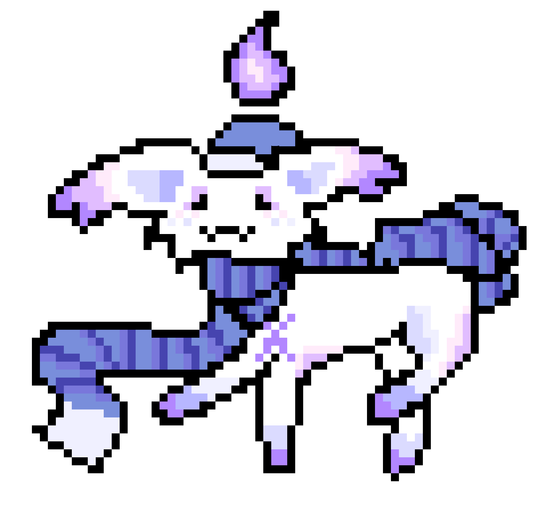 Pixel drawing of Scarf