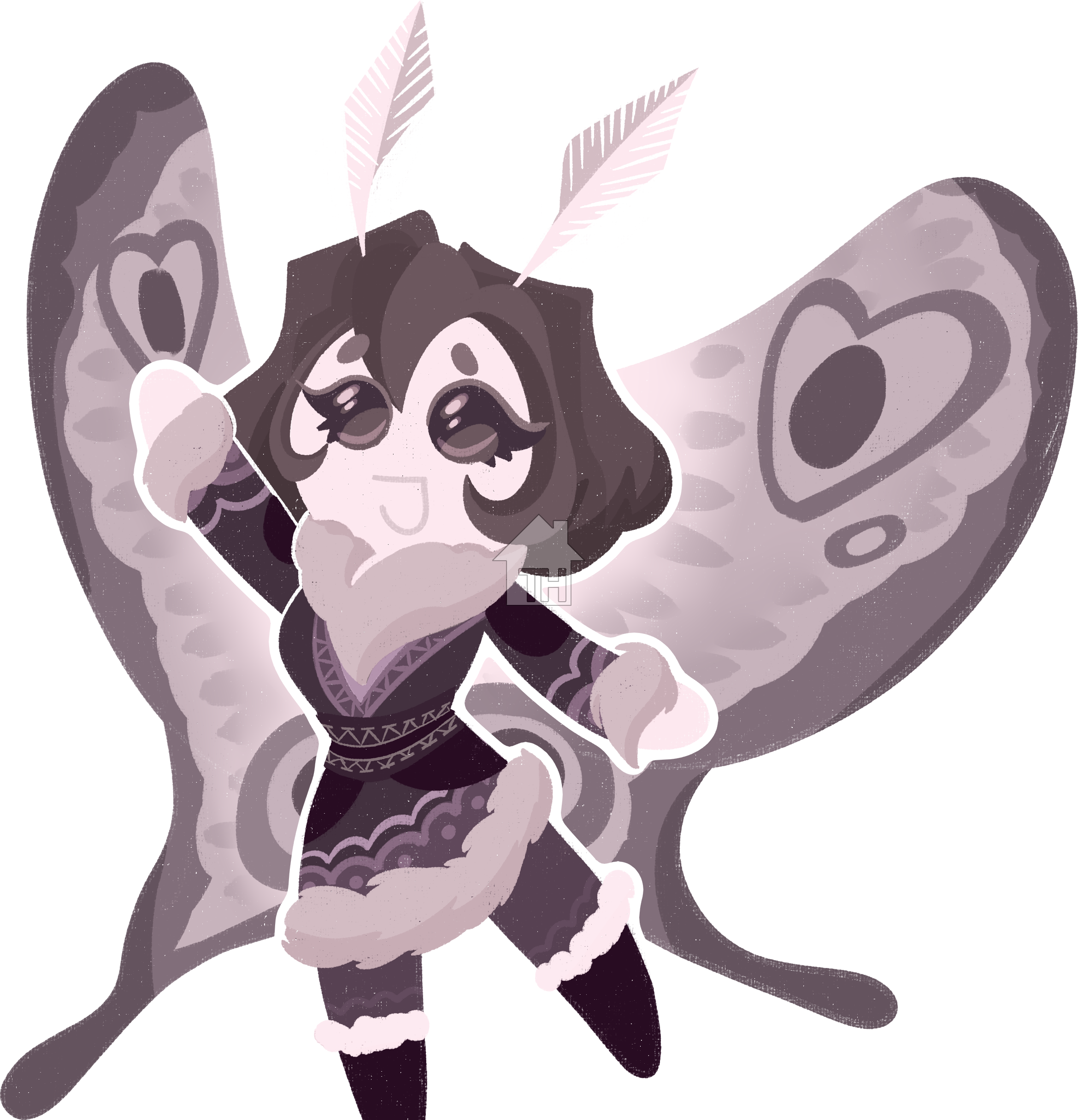 Moth Cookie on Toyhouse