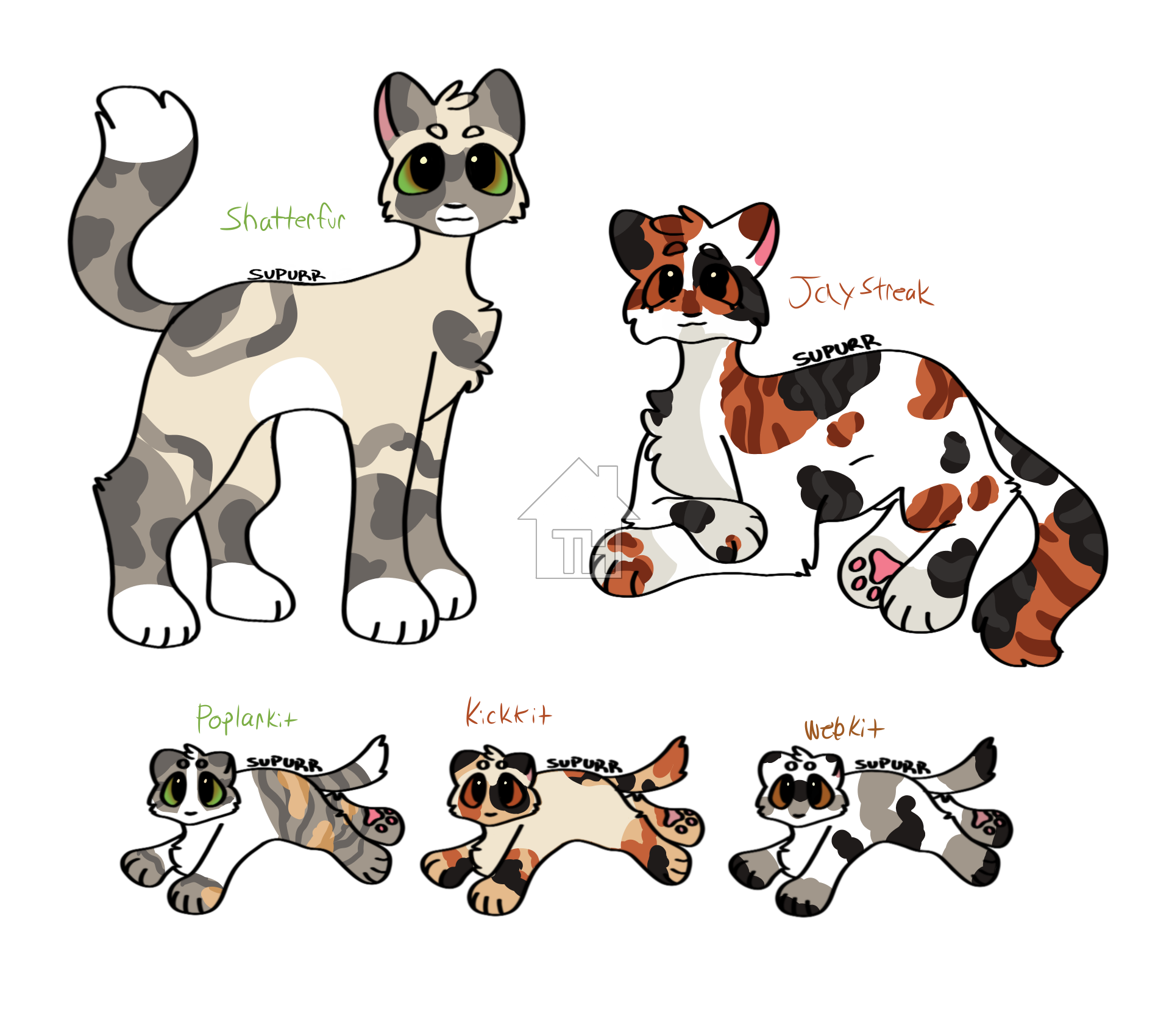 Warrior Cats Adopts 2 (Closed!) by ProjectMischa -- Fur Affinity