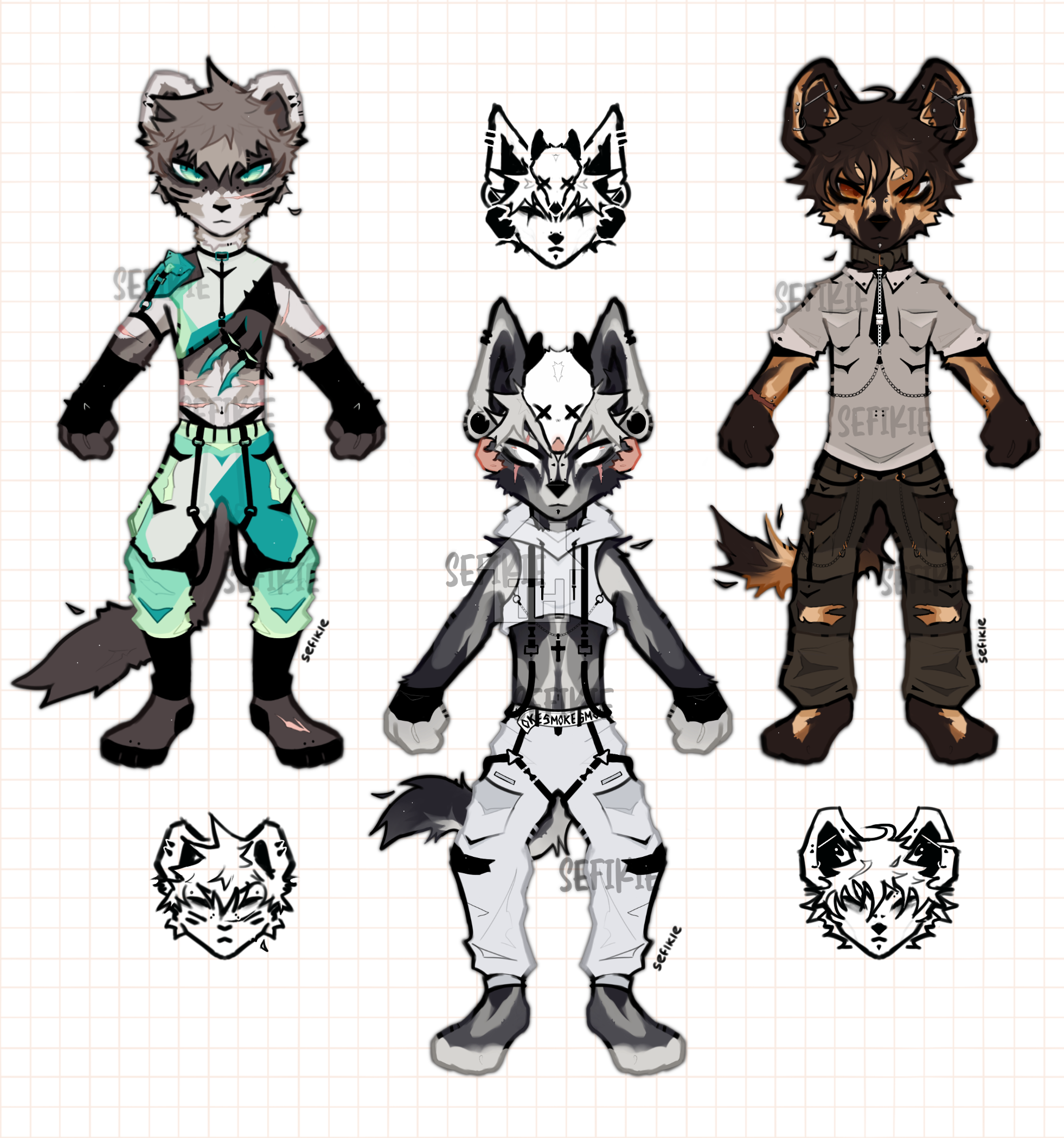 | F2U Anthro Base | on Toyhouse