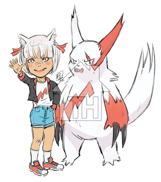 pokemon zangoose human