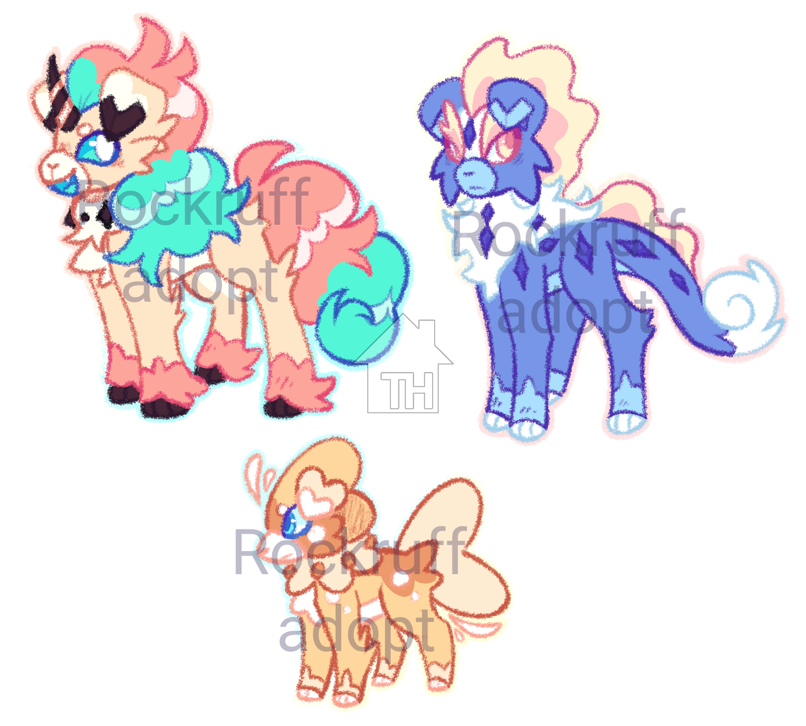 Rockruff Fusion Adopts(Closed) on Toyhouse